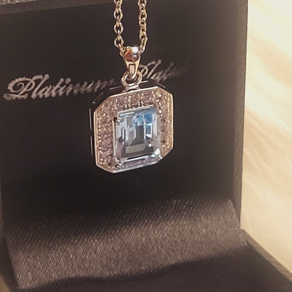 Gold Coast ~ Platinum Plated Necklace ~ *NIB